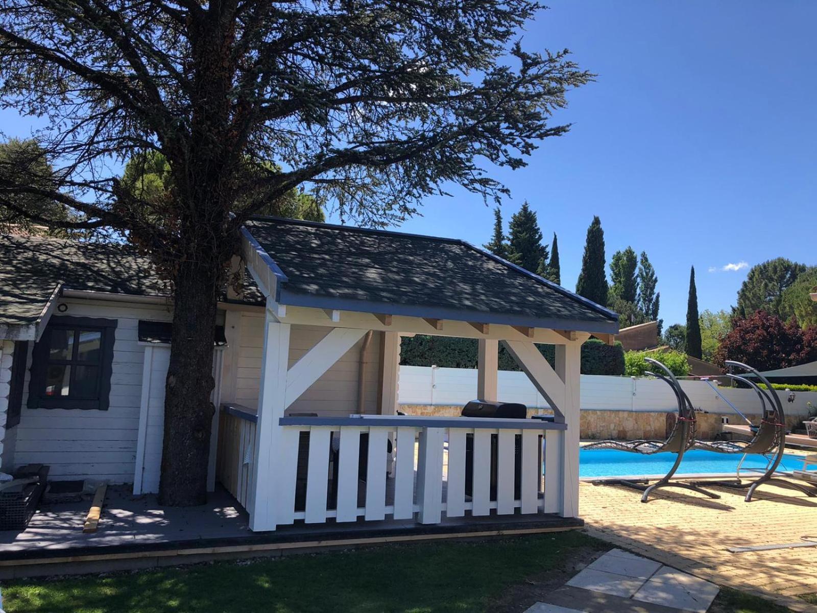 Chalet Mont Ventoux Et Chalet Vip Camaret-sur-Aigues 객실 사진